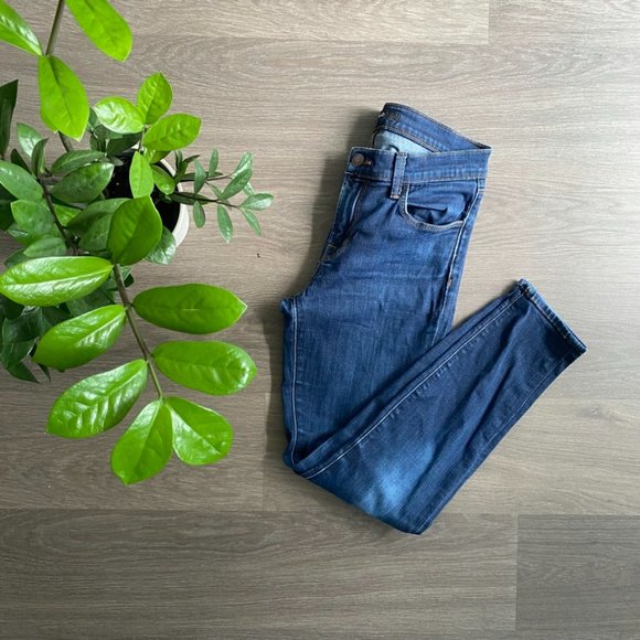 J BRAND Blue “Capri” Mid-Rise Skinny Jeans in “Starless” - Picture 11 of 11